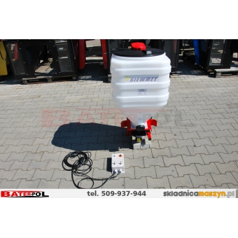 Siewnik poplonów 110L SIEWMET sterowany elektrycznie z mieszadłem  